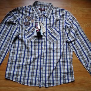 NWT. SIZE XL. KENVELO long sleeve shirt.